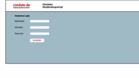 What Studierende.cimdata.de website looked like in 2017 (6 years ago)