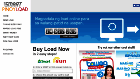 What Smartpinoyload.com website looked like in 2017 (6 years ago)