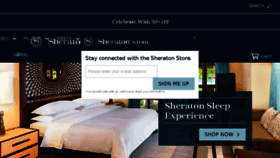 What Sheratonstore.com website looked like in 2017 (6 years ago)