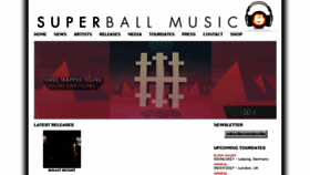 What Superballmusic.com website looked like in 2017 (6 years ago)