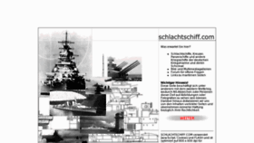 What Schlachtschiff.com website looked like in 2017 (6 years ago)