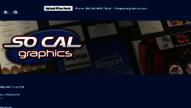 What Socalgraphics.com website looked like in 2017 (6 years ago)