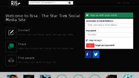 What Startrekrisa.com website looked like in 2017 (6 years ago)
