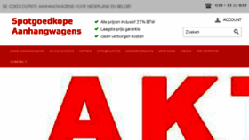 What Spotgoedkopeaanhangwagens.nl website looked like in 2017 (6 years ago)