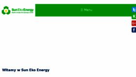 What Sunekoenergy.pl website looked like in 2017 (6 years ago)