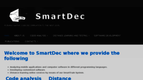 What Smartdec.net website looked like in 2017 (6 years ago)