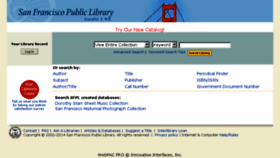 What Sflib1.sfpl.org website looked like in 2017 (6 years ago)