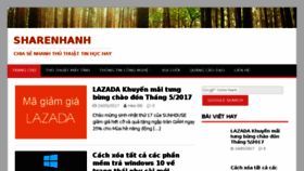 What Sharenhanh.com website looked like in 2017 (6 years ago)