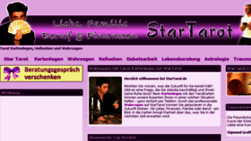What Startarot.de website looked like in 2017 (8 years ago)