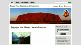 What Sahajayoga.org.au website looked like in 2017 (6 years ago)