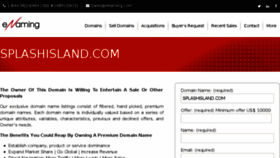 What Splashisland.com website looked like in 2017 (6 years ago)