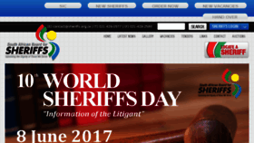 What Sheriffs.org.za website looked like in 2017 (6 years ago)