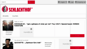 What Schlachthof-wiesbaden.reservix.de website looked like in 2017 (6 years ago)