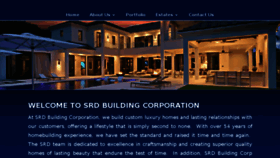 What Srdbuildingcorp.com website looked like in 2017 (7 years ago)