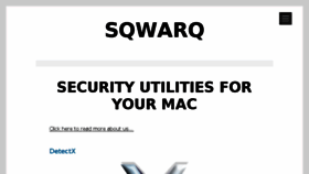 What Sqwarq.com website looked like in 2017 (6 years ago)