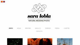 What Saralobla.com website looked like in 2017 (6 years ago)
