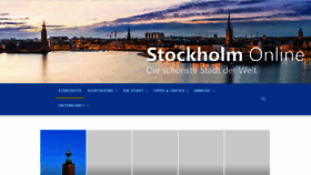 What Stockholm-online.de website looked like in 2017 (7 years ago)