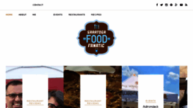 What Saratogafoodfanatic.com website looked like in 2017 (6 years ago)