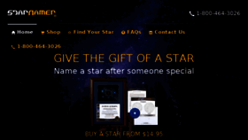 What Starnamer.com website looked like in 2017 (6 years ago)