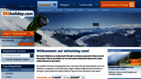 What Skiholiday.com website looked like in 2017 (6 years ago)