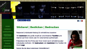 What Stickerei4you.at website looked like in 2017 (6 years ago)