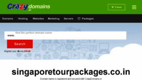 What Singaporetourpackages.co.in website looked like in 2017 (6 years ago)