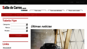 What Salaodecarros.com.br website looked like in 2017 (6 years ago)