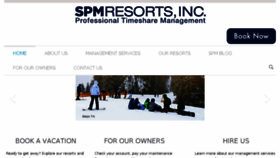 What Spmresorts.com website looked like in 2017 (6 years ago)