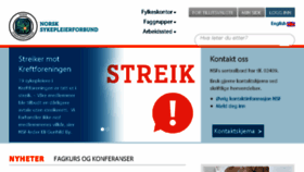 What Sykepleierforbundet.no website looked like in 2017 (6 years ago)