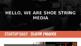 What Shoestringmedia.co website looked like in 2017 (6 years ago)