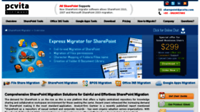 What Sharepointmigrator.com website looked like in 2017 (6 years ago)