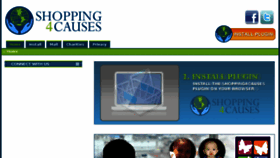 What Shopping4causes.com website looked like in 2017 (6 years ago)