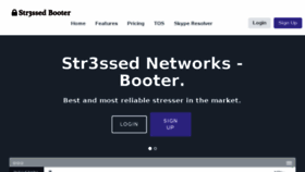 What Str3ssed.me website looked like in 2017 (6 years ago)