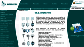 What Ses-automation.fr website looked like in 2017 (6 years ago)