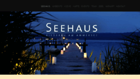 What Seehaus.de website looked like in 2017 (6 years ago)