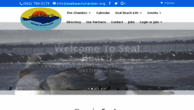 What Sealbeachchamber.org website looked like in 2017 (6 years ago)