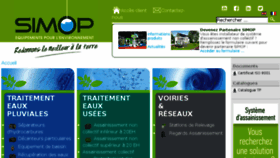 What Simop.fr website looked like in 2017 (6 years ago)