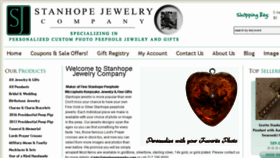 What Stanhopejewelry.com website looked like in 2017 (6 years ago)