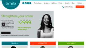 What Smileclinics.com.au website looked like in 2017 (6 years ago)