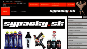 What Sypacky.sk website looked like in 2017 (7 years ago)