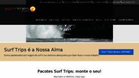 What Surftrips.com.br website looked like in 2017 (6 years ago)