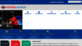 What Superkurye.com website looked like in 2017 (6 years ago)
