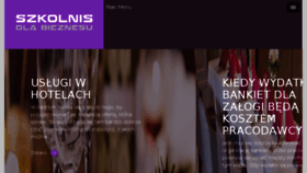 What Szkolnis.pl website looked like in 2017 (6 years ago)