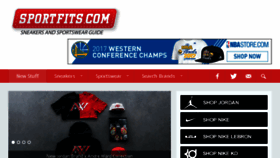 What Sportfits.com website looked like in 2017 (6 years ago)