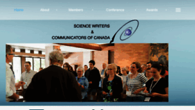 What Sciencewriters.ca website looked like in 2017 (6 years ago)