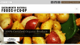 What Sacfoodcoop.com website looked like in 2017 (6 years ago)