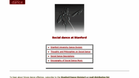 What Socialdance.stanford.edu website looked like in 2017 (6 years ago)