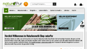 What Shop-naturpur.de website looked like in 2017 (6 years ago)