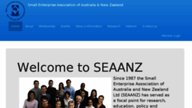What Seaanz.org website looked like in 2017 (6 years ago)