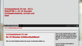 What Schluesseldienst-24.net website looked like in 2017 (6 years ago)
